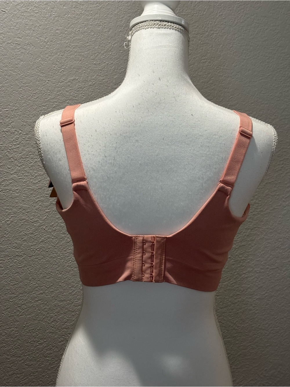 Soft Padded Longline Bralette in Dusty Rose - Picture 2 of 8
